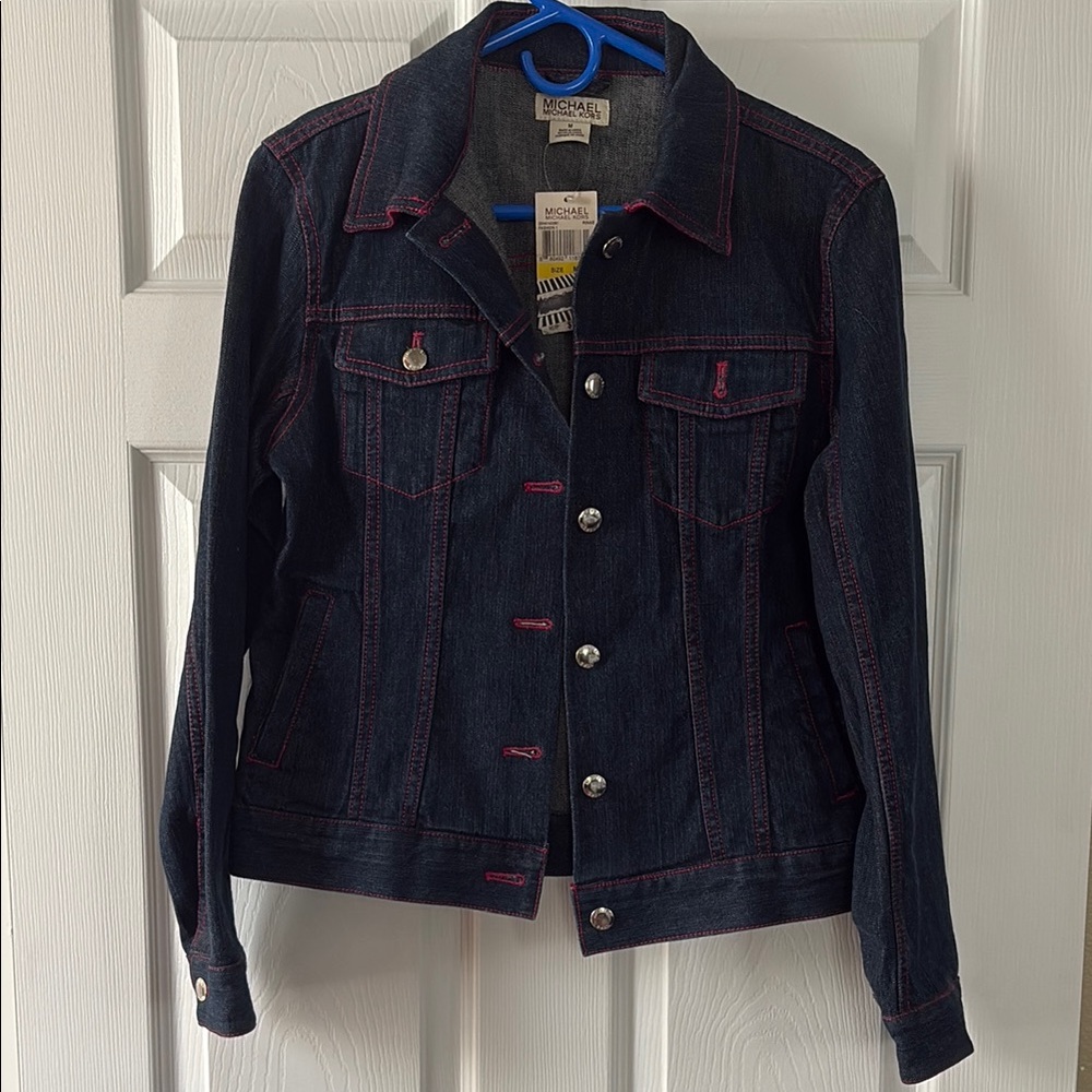 Michael Kors Blue Jean‎ Jacket Classic Denim Style